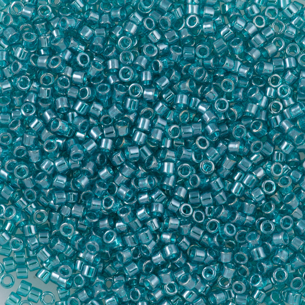 Miyuki Delica Seed Bead 11/0 Transparent Luster Teal DB1228