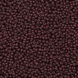 Czech Seed Bead 10/0 Opaque Luster Dark Brown (93195)