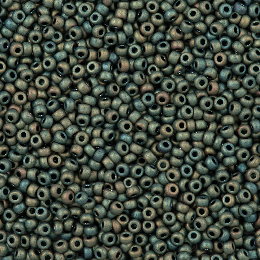 Miyuki Round Seed Bead 11/0 Matte Metallic Patina (2008)