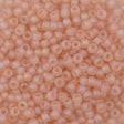 Miyuki Round Seed Bead 6/0 Transparent Matte Pale Pink AB 20g Tube (155FR)