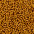 Miyuki Round Seed Bead 15/0 Opaque Dyed Pumpkin 2-inch Tube (1479)