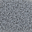 Miyuki Delica Seed Bead 11/0 Opaque Matte Ghost Grey 2-inch Tube DB1589