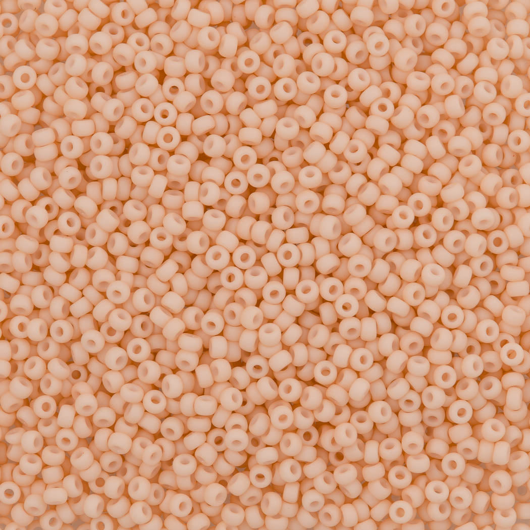 Miyuki Round Seed Bead 11/0 Opaque Matte Light Tan (2023)