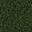 Miyuki Delica Seed Bead 11/0 Matte Avocado Green 2-inch Tube DB1585