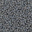 Miyuki Round Seed Bead 11/0 Cadet Gray Frosted Rainbow Opaque Glazed (4705)