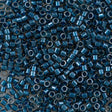 Miyuki Delica Seed Bead 11/0 Topaz Inside Dyed Color Dark Teal DB921