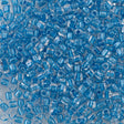 Miyuki Triangle Seed Bead 8/0 Inside Color Lined Sparkle Sky Blue (1529)