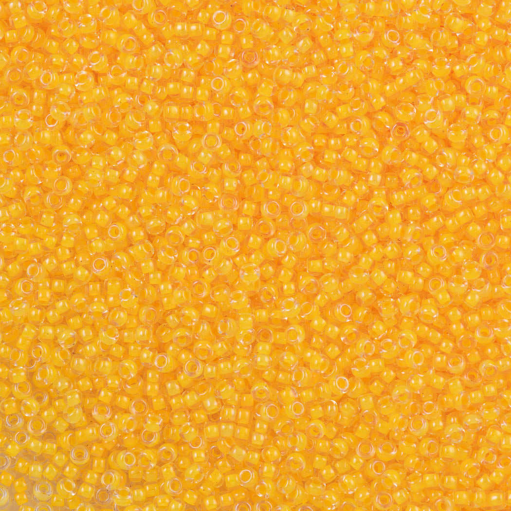 Miyuki Round Seed Bead 11/0 Inside Color Lined Peach (1121)