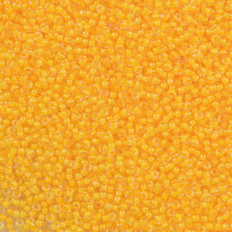 Miyuki Round Seed Bead 11/0 Inside Color Lined Peach (1121)