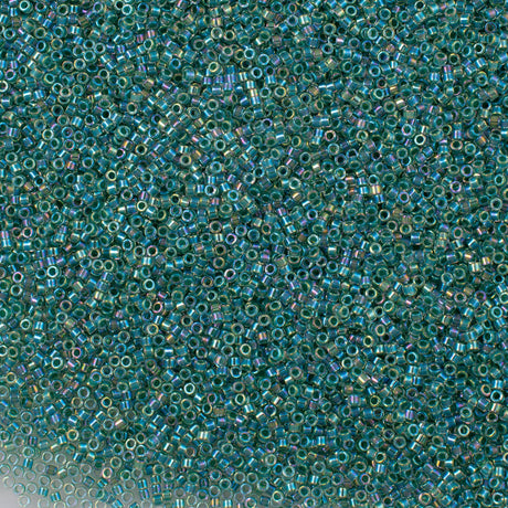 25g Miyuki Delica Seed Bead 11/0 Light Green AB DB60