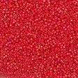 25g Miyuki Delica Seed Bead 11/0 Opaque Red AB DB159