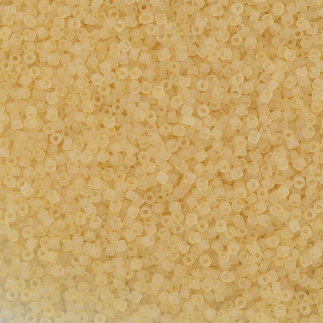 25g Miyuki Delica Seed Bead 11/0 Matte Corn Silk DB382