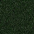 25g Miyuki Delica Seed Bead 11/0 Opaque Dyed Forest Green DB663