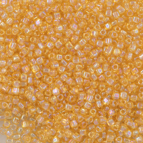 Miyuki Triangle Seed Bead 10/0 Light Gold AB (1152)