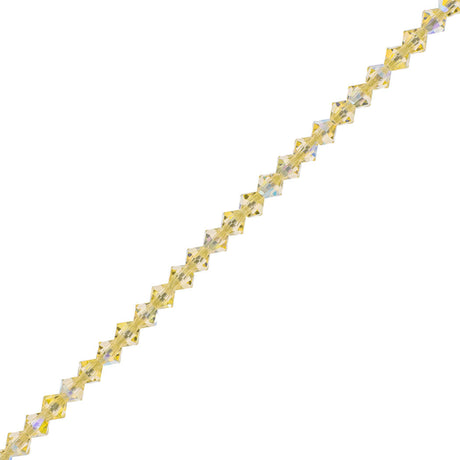 31 Preciosa Crystal 4mm Bicone Bead Jonquil AB (80100AB)