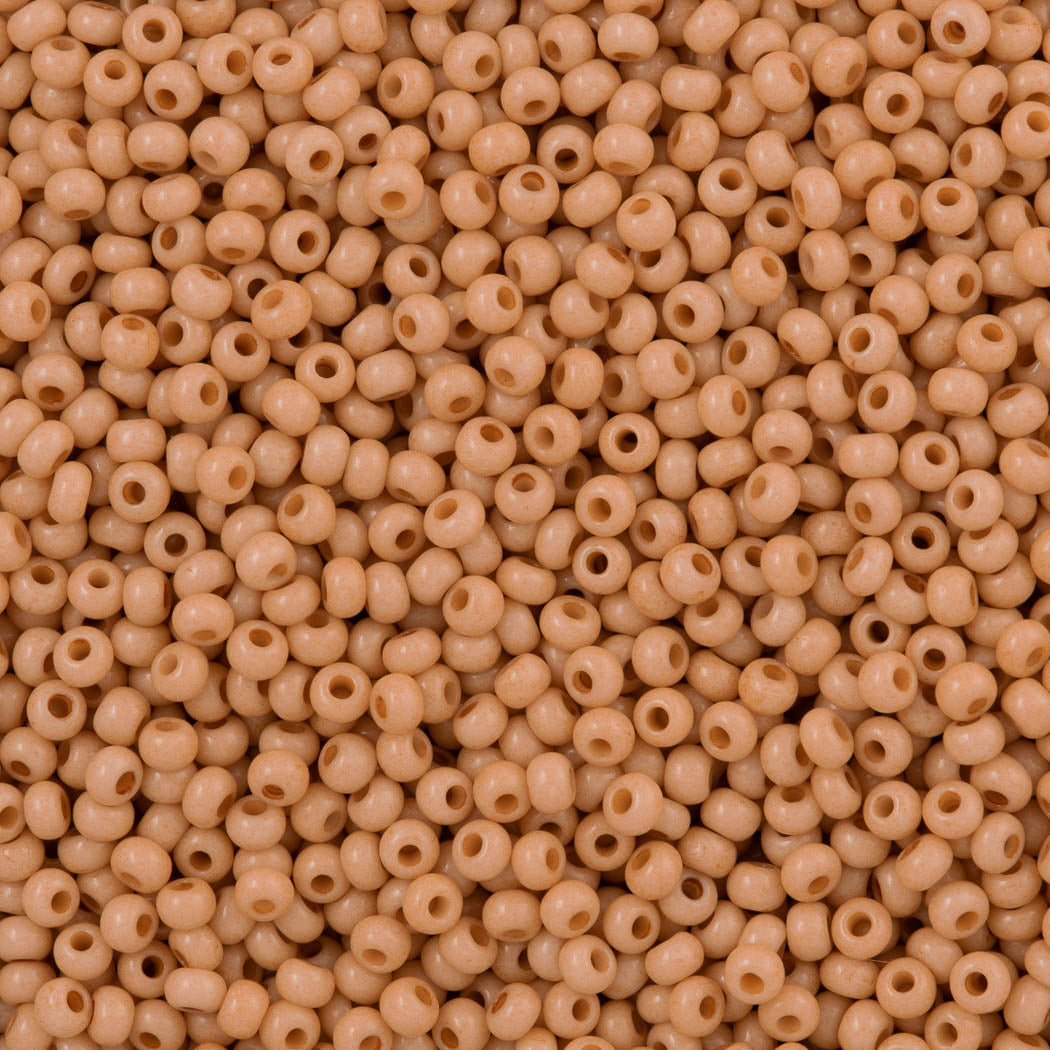 Czech Seed Bead 8/0 Solgel Wheat Opaque (03611)