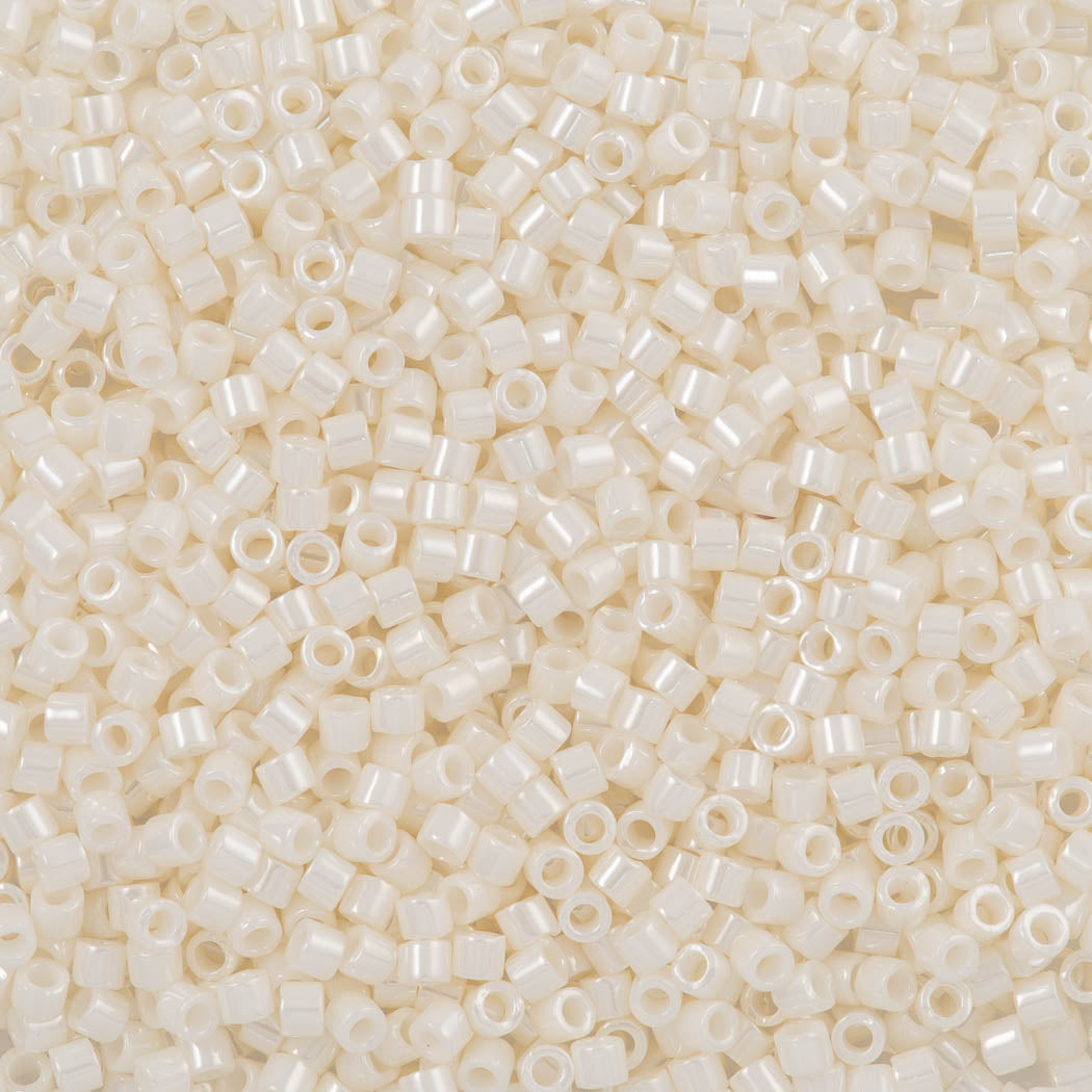 Miyuki Delica Seed Bead 10/0 Opaque Eggshell DBM203