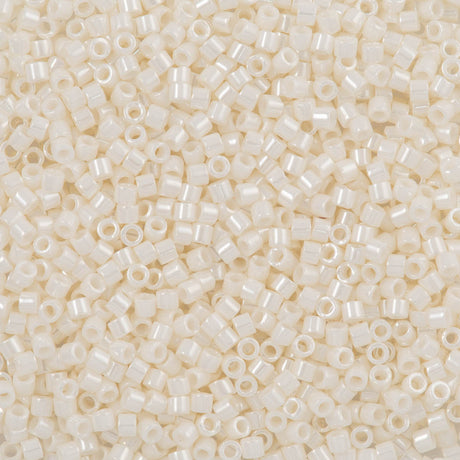 Miyuki Delica Seed Bead 10/0 Opaque Eggshell DBM203