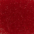 Miyuki Delica Seed Bead 11/0 Transparent Red 2-inch Tube DB704