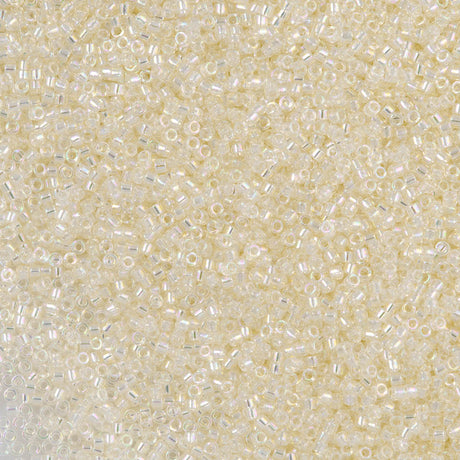 25g Miyuki Delica Seed Bead 11/0 Transparent Light Golden Crystal AB DB109