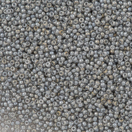 50g Miyuki Round Seed Bead 11/0 Grey Enamel (368)