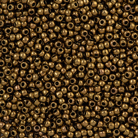 50g Toho Round Seed Bead 8/0 Antique Bronze (223)