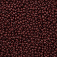 Czech Seed Bead 10/0 Opaque Dark Brown (13780)