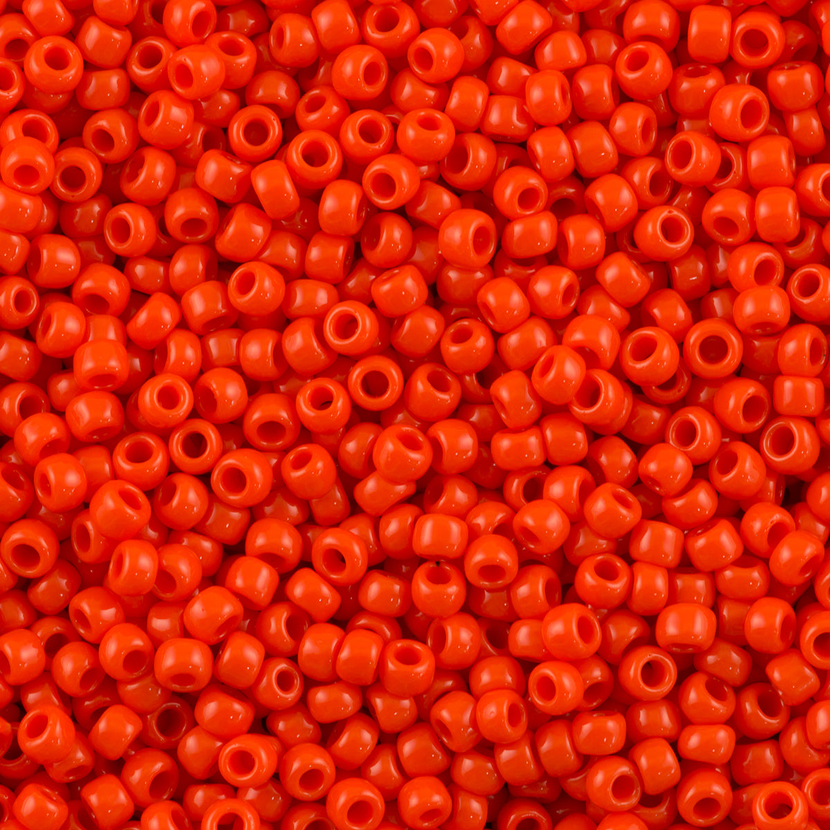 Toho Round Seed Bead 8/0 Opaque Orange (50)