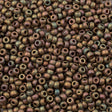 Miyuki Round Seed Bead 6/0 Opaque Matte Olive Rose (2035)