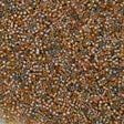 Miyuki Delica Seed Bead 11/0 Inside Dyed Color Taupe Amber Mix 2-inch Tube DB981