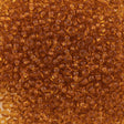 Czech Seed Bead 10/0 Transparent Topaz (10070)