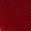 Miyuki Round Seed Bead 11/0 Semi Matte Transparent Ruby (141SF)