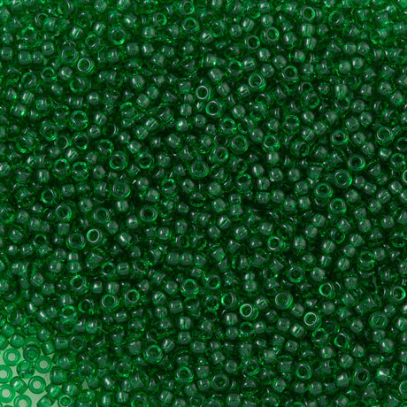 50g Miyuki Round Seed Bead 11/0 Transparent Green (146)