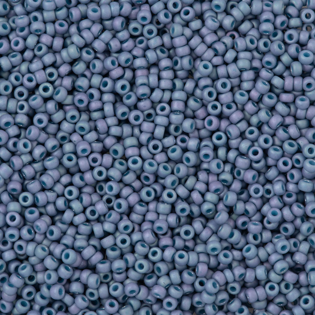 Miyuki Round Seed Bead 11/0 Opaque Matte Blue Lilac (2030)