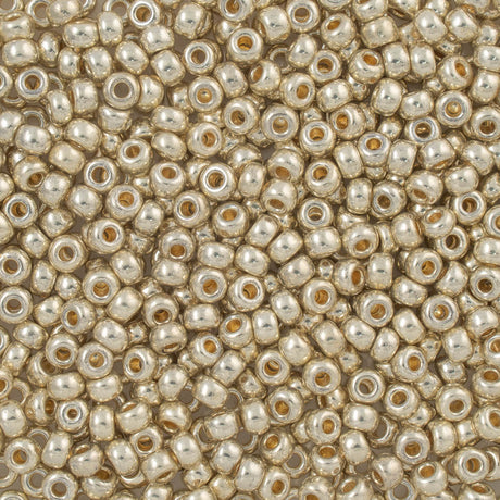 Miyuki Round Seed Bead 6/0 Duracoat Galvanized Silver (4201)