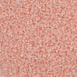 25g Miyuki Delica Seed Bead 11/0 Opaque Creamy Nectarine Luster DB1533