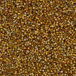 25g Miyuki Delica Seed Bead 11/0 24kt Gold Plated Rose AB DB501