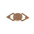 Cymbal Gyalos Gemduo Magnetic Clasp Rose Gold Plated