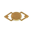 Cymbal Gyalos Gemduo Magnetic Clasp 24kt Gold Plated Plated