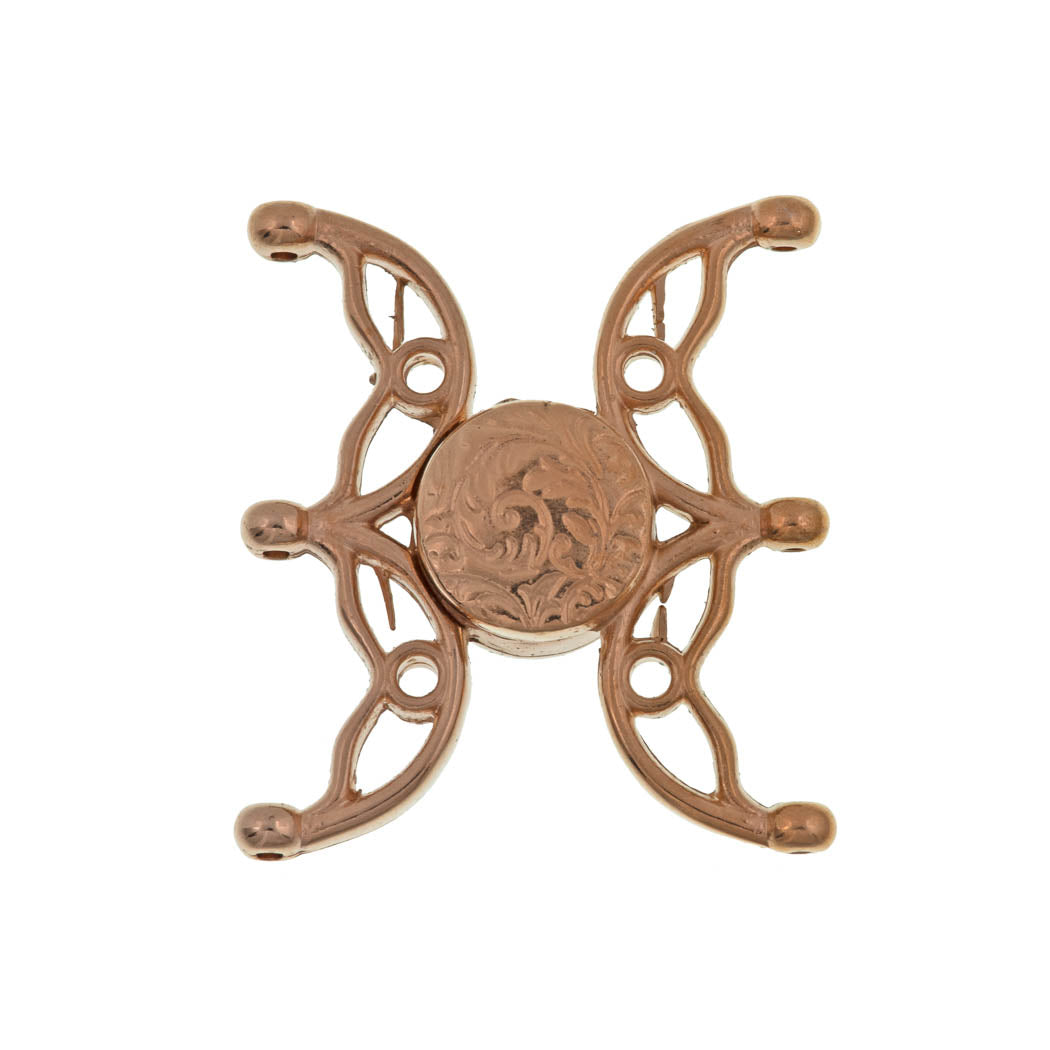 Cymbal Volakas III 8/0 Magnetic Clasp Rose Gold Plated