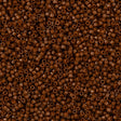 25g Miyuki Delica Seed Bead 11/0 Duracoat Dyed Opaque Cognac DB2142