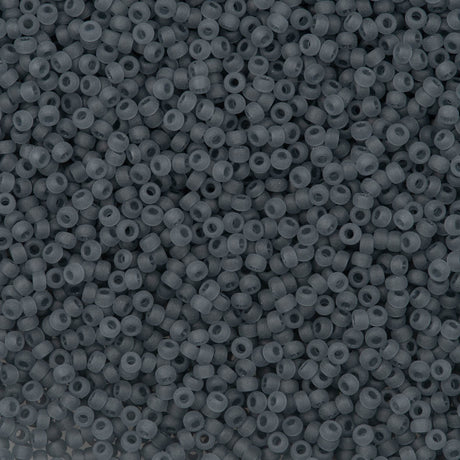 50g Miyuki Round Seed Bead 11/0 Matte Grey (152F)