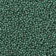 50g Toho Round Seed Bead 11/0 PermaFinish Matte Galvanized Jade Green (589PFF)