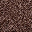 50g Toho Round Seed Bead 6/0 PermaFinish Galvanized Matte Mocha Frost (556PFF)