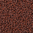 50g Toho Round Seed Bead 8/0 Semi Glazed Burnt Orange (2610F)