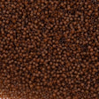 25g Miyuki Delica Seed Bead 11/0 Matte Glazed Luster Transparent Rootbeer DB2403