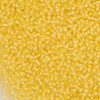 Czech Seed Bead 10/0 Crystal Lined Pale Yellow Terra (38381)