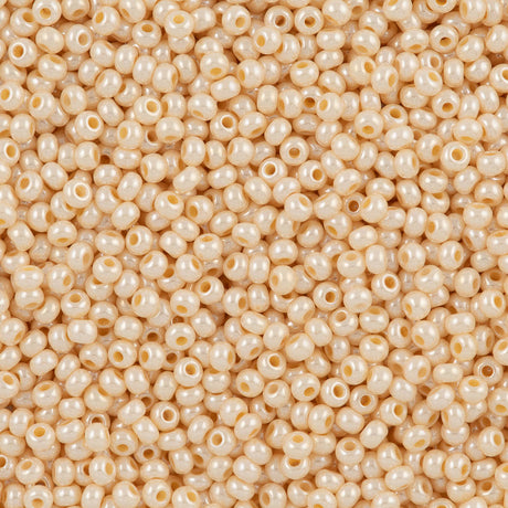 Czech Seed Bead 6/0 Opaque Eggshell (46112)