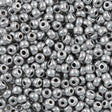 Czech Seed Bead 6/0 Bright Silver (01700)