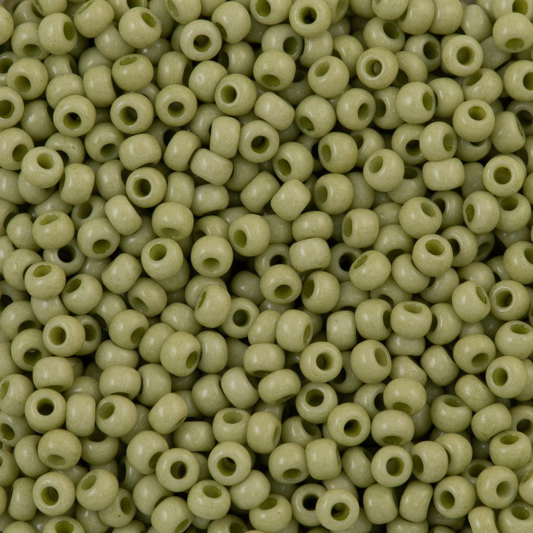 Czech Seed Bead 6/0 Solgel Celadon Opaque (03652)